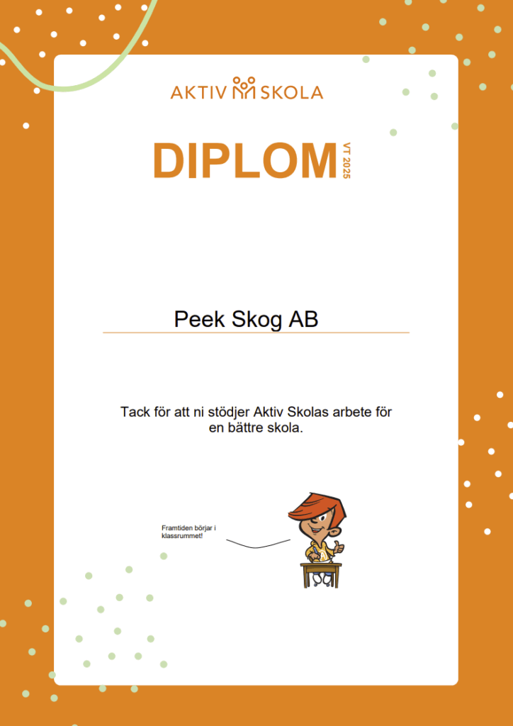 Diplom aktiv skola